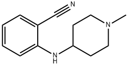 2-[(1-methylpiperidin-4-yl)amino]benzonitrile,126863-85-2,结构式