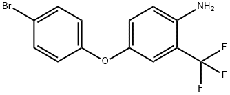 4-(4-溴苯氧基)-2-(三氟甲基)苯胺,1040341-48-7,结构式