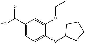 4-(cyclopentyloxy)-3-ethoxybenzoic acid Structure