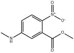methyl 5-(methylamino)-2-nitrobenzenecarboxylate Structure