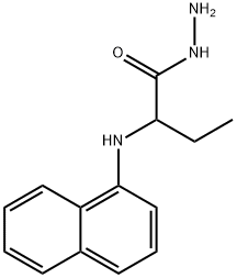 2-(1-naphthylamino)butanohydrazide Structure