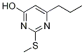 2-(methylthio)-6-propylpyrimidin-4-ol Structure