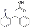 3-(2-fluorophenyl)-3-phenylpropanoic acid Structure