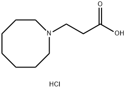 3-azocan-1-ylpropanoic acid hydrochloride Structure
