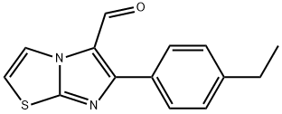 6-(4-ethylphenyl)imidazo[2,1-b][1,3]thiazole-5-carbaldehyde Structure