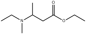 ethyl 3-[ethyl(methyl)amino]butanoate Structure