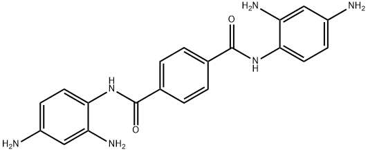 N,N'-bis(2,4-diaminophenyl)terephthalamide Structure