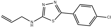 N-allyl-5-(4-chlorophenyl)-1,3,4-thiadiazol-2-amine