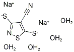 sodium 4-cyanoisothiazole-3,5-bis(thiolate) Struktur