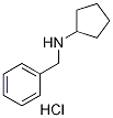 N-ベンジルシクロペンタンアミン塩酸塩 化学構造式
