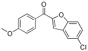 (5-Chloro-1-benzofuran-2-yl)(4-methoxyphenyl)-methanone 化学構造式