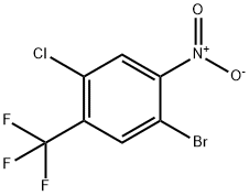 1-Bromo-4-chloro-2-nitro-5-(trifluoromethyl)-benzene Structure