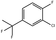 2-Chloro-4-(1,1-difluoroethyl)-1-fluorobenzene Structure
