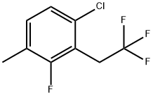 1099597-47-3 1-CHLORO-3-FLUORO-4-METHYL-2-(2,2,2-TRIFLUOROETHYL)BENZENE