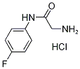 2-Amino-N-(4-fluorophenyl)acetamide hydrochloride Struktur