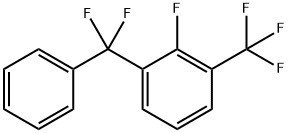 1-(Difluorophenylmethyl)-2-fluoro-3-(trifluoromethyl)benzene Structure