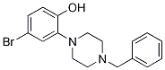 2-(4-Benzyl-1-piperazino)-4-bromophenol Structure