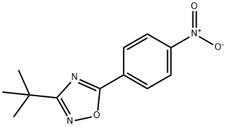3-(tert-Butyl)-5-(4-nitrophenyl)-1,2,4-oxadiazole Structure