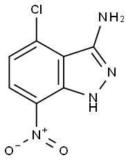 4-Chloro-7-nitro-1H-indazol-3-amine Structure