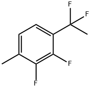 1-(1,1-Difluoroethyl)-2,3-difluoro-4-methylbenzene Structure