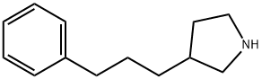 3-(3-Phenylpropyl)pyrrolidine, 1220038-62-9, 结构式
