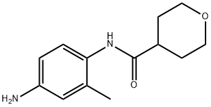 N-(4-氨基-2-甲基苯基)四氢-2H-吡喃-4-甲酰胺, 1219949-46-8, 结构式