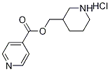 3-Piperidinylmethyl isonicotinate hydrochloride Structure
