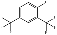 4-(1,1-Difluoroethyl)-1-fluoro-2-(trifluoromethyl)benzene Structure