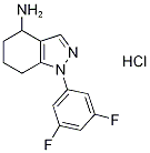 1H-indazol-4-amine, 1-(3,5-difluorophenyl)-4,5,6,7-tetrahy|1-(3,5-二氟苯基)-4,5,6,7-四氢-4-氨基吲唑盐酸盐