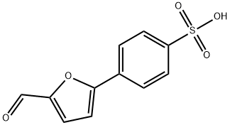 4-(5-甲烷酰呋喃-2-基)苯磺酸, 68502-11-4, 结构式