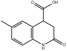 6-甲基-2-氧代-1,2,3,4-四氢喹啉-4-羧酸, 855165-89-8, 结构式