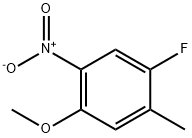 1-Fluoro-4-methoxy-2-methyl-5-nitrobenzene Struktur