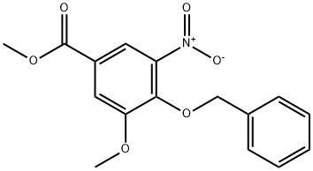 Methyl 4-(benzyloxy)-3-methoxy-5-nitrobenzenecarboxylate Structure