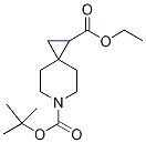 6-(tert-Butyl) 1-ethyl 6-azaspiro[2.5]octane-1,6-dicarboxylate Struktur