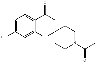 1'-Acetyl-7-hydroxyspiro[chromene-2,4'-piperidin]-4(3H)-one Structure