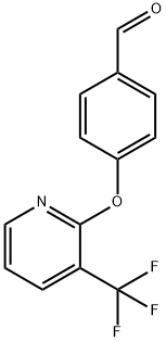 4-{[3-(Trifluoromethyl)pyridin-2-yl]oxy}benzaldehyde Structure