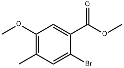 Methyl 2-bromo-5-methoxy-4-methylbenzoate Structure