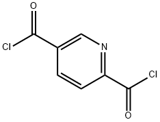 ピリジン-2,5-ジカルボニルクロリド 化学構造式