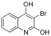 3-Bromoquinoline-2,4-diol Struktur