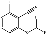 2-（二氟甲氧基）-6-氟苯甲腈 结构式