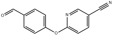 6-(4-甲酰苯氧基)氰吡啶, 676501-68-1, 结构式