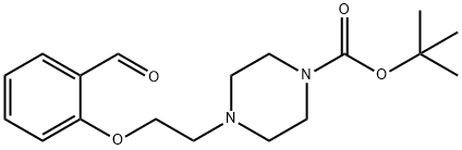 4-(2-(2-甲酰基苯氧基)乙基)哌嗪-1-羧酸叔丁酯,1227954-66-6,结构式