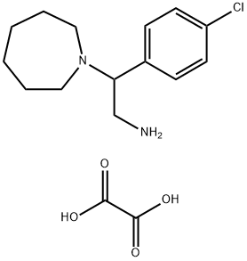 2-AZEPAN-1-YL-2-(4-CHLORO-PHENYL)-ETHYLAMINEHEMIOXALATE Structure