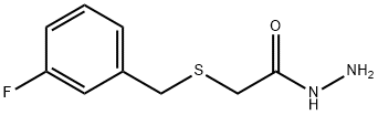 2-[(3-氟苯基)甲基硫基]乙烷肼 结构式