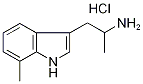 1-METHYL-2-(7-METHYL-1H-INDOL-3-YL)-ETHYLAMINEHYDROCHLORIDE Struktur