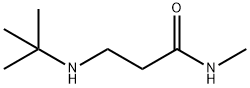 3-(TERT-BUTYLAMINO)-N-METHYLPROPANAMIDE Structure