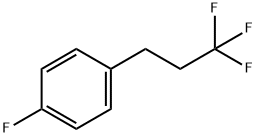 1-フルオロ-4-(3,3,3-トリフルオロプロピル)ベンゼン 化学構造式