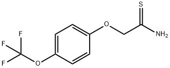 2-[4-(trifluoromethoxy)phenoxy]ethanethioamide Structure