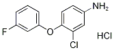 3-Chloro-4-(3-fluorophenoxy)aniline hydrochloride Structure