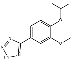 5-[4-(Difluoromethoxy)-3-methoxyphenyl]-1H-tetrazole|5-[4-(Difluoromethoxy)-3-methoxyphenyl]-1H-tetrazole